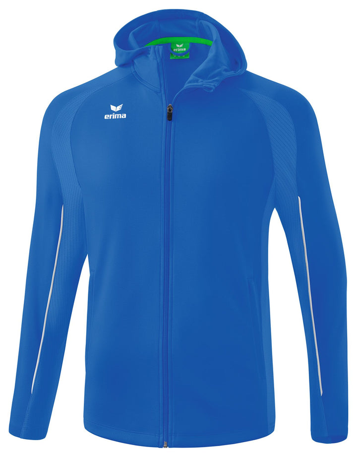 Erima LIGA STAR training jacket with hood - new royal/white