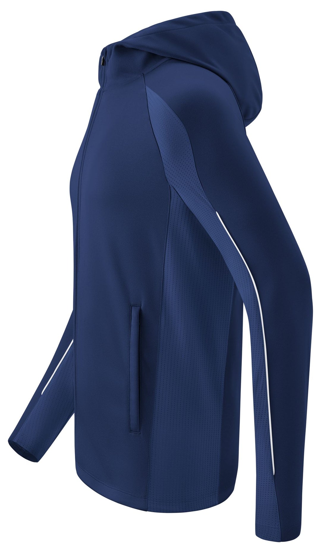 Erima LIGA STAR training jacket with hood - new navy/white