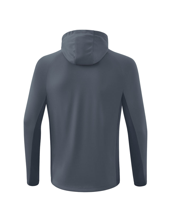 Erima Liga Star Training Jacket With Hood - slate grey/black