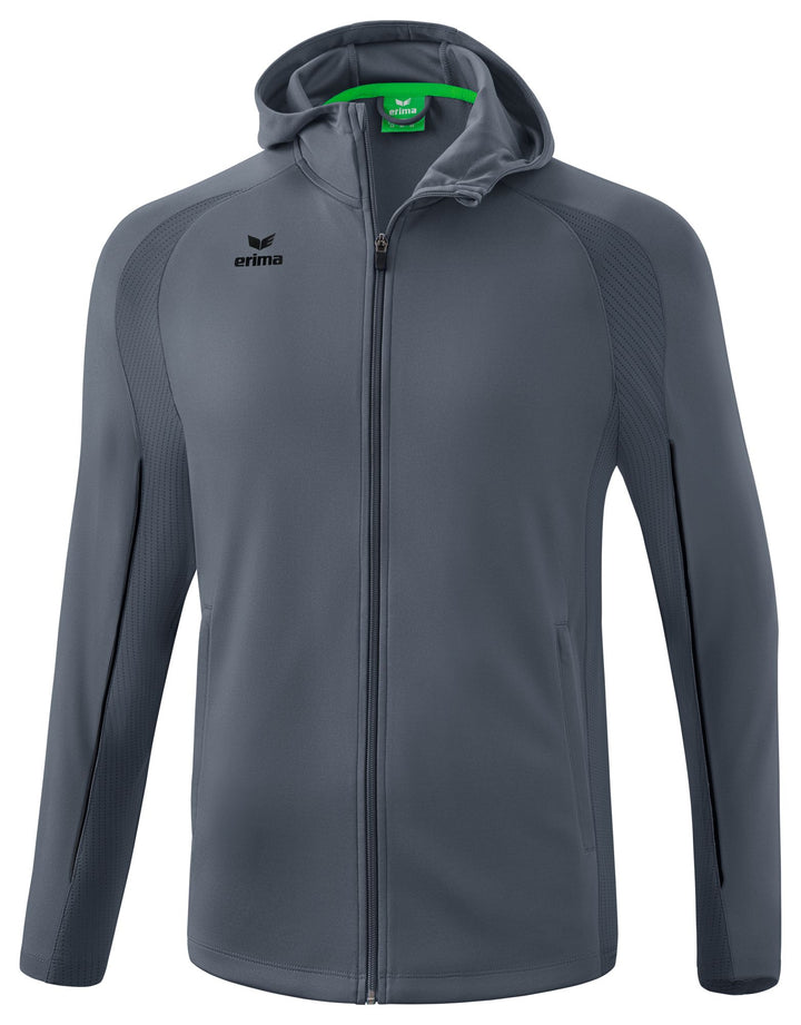 Erima LIGA STAR training jacket with hood - slate grey/black