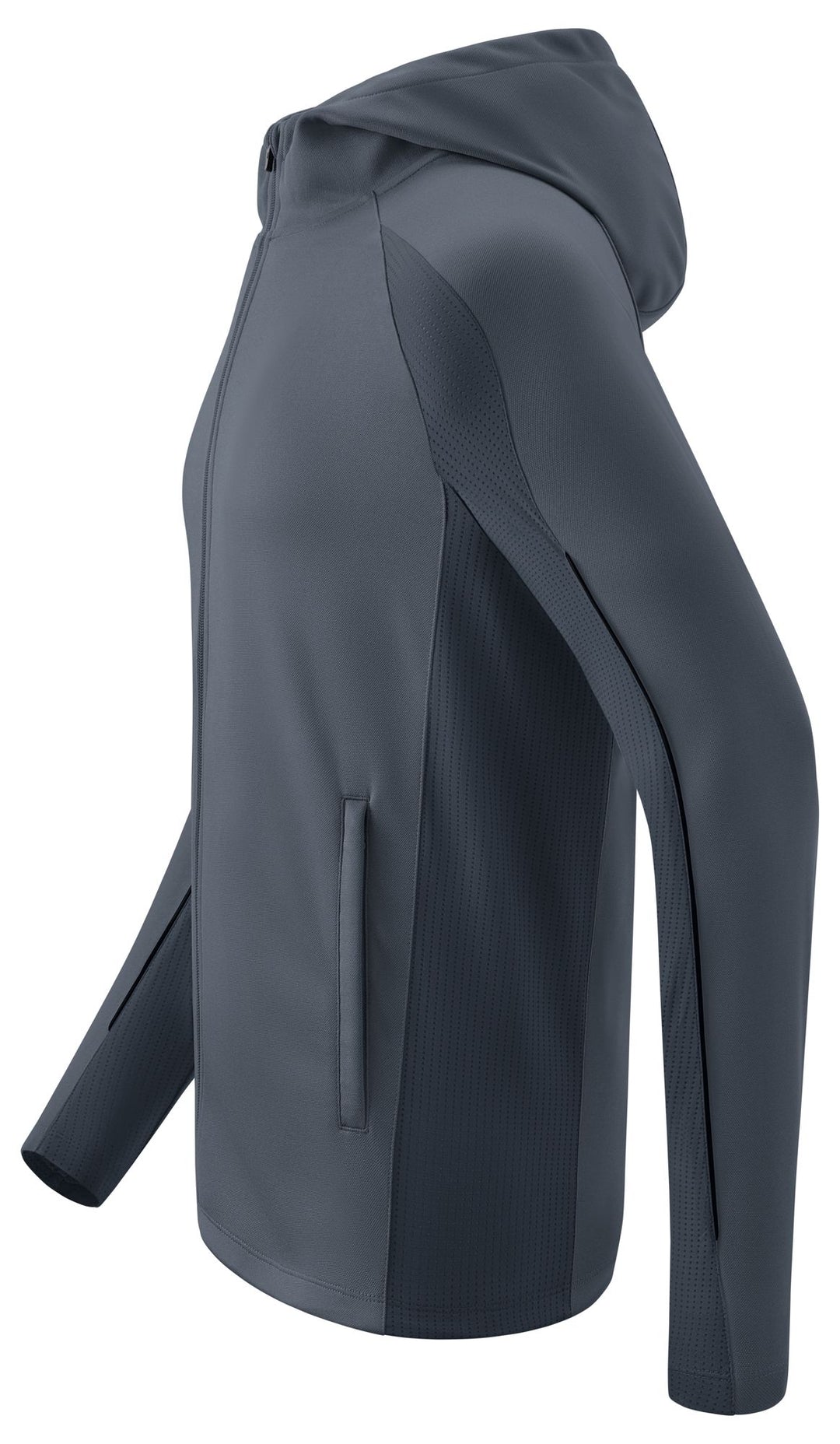 Erima LIGA STAR training jacket with hood - slate grey/black