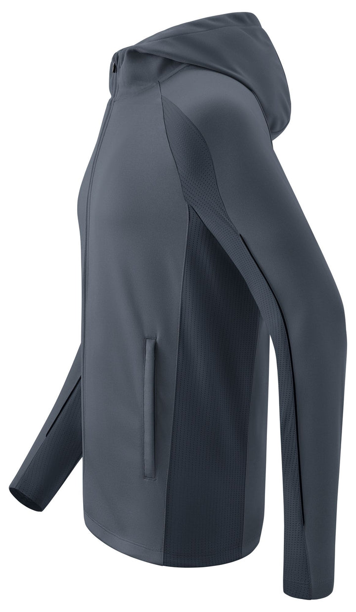 Erima LIGA STAR training jacket with hood - slate grey/black