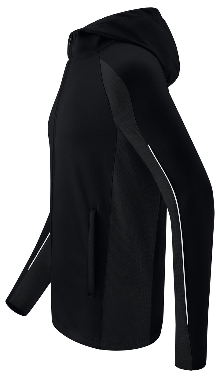 Erima LIGA STAR training jacket with hood - black/white