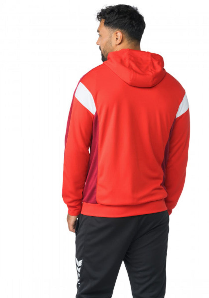 Erima Celebrate 125 Training Jacket With Hood - red/new bordeaux
