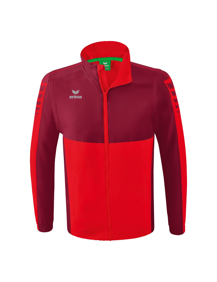 Erima Six Wings Jacket With Removable Sle - red/bordeaux