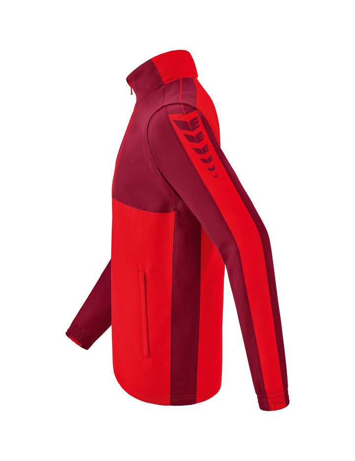 Erima Six Wings Jacket With Removable Sle - red/bordeaux