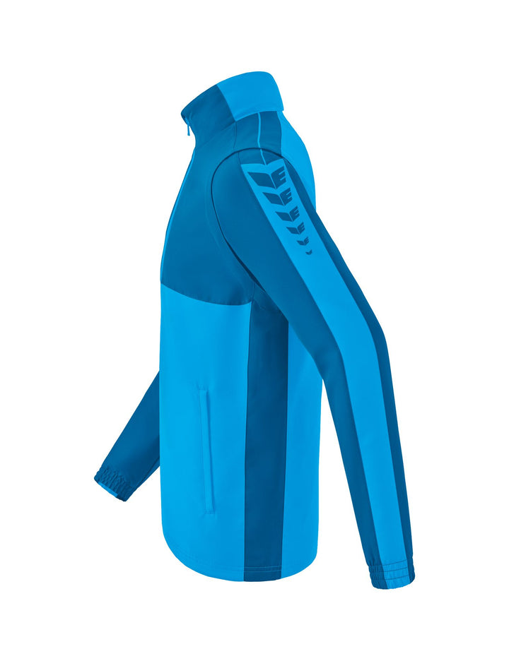 Erima Six Wings Jacket With Removable Sle - curacao/mykonos