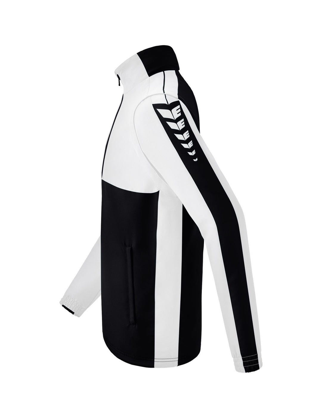 Erima Six Wings Jacket With Removable Sle - black/white