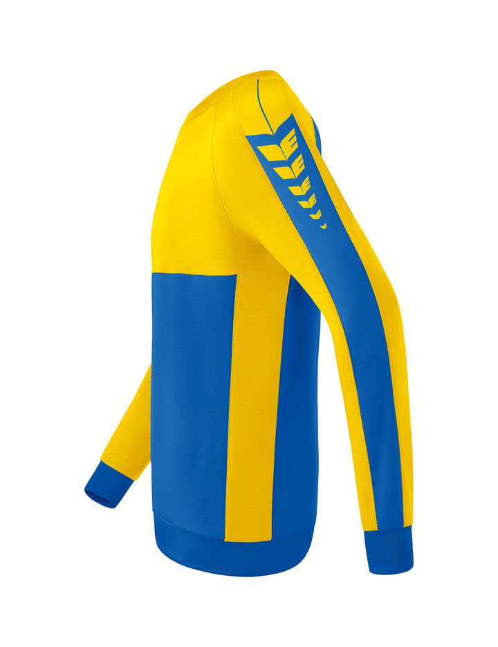 Erima Six Wings Sweatshirt - new royal/yellow