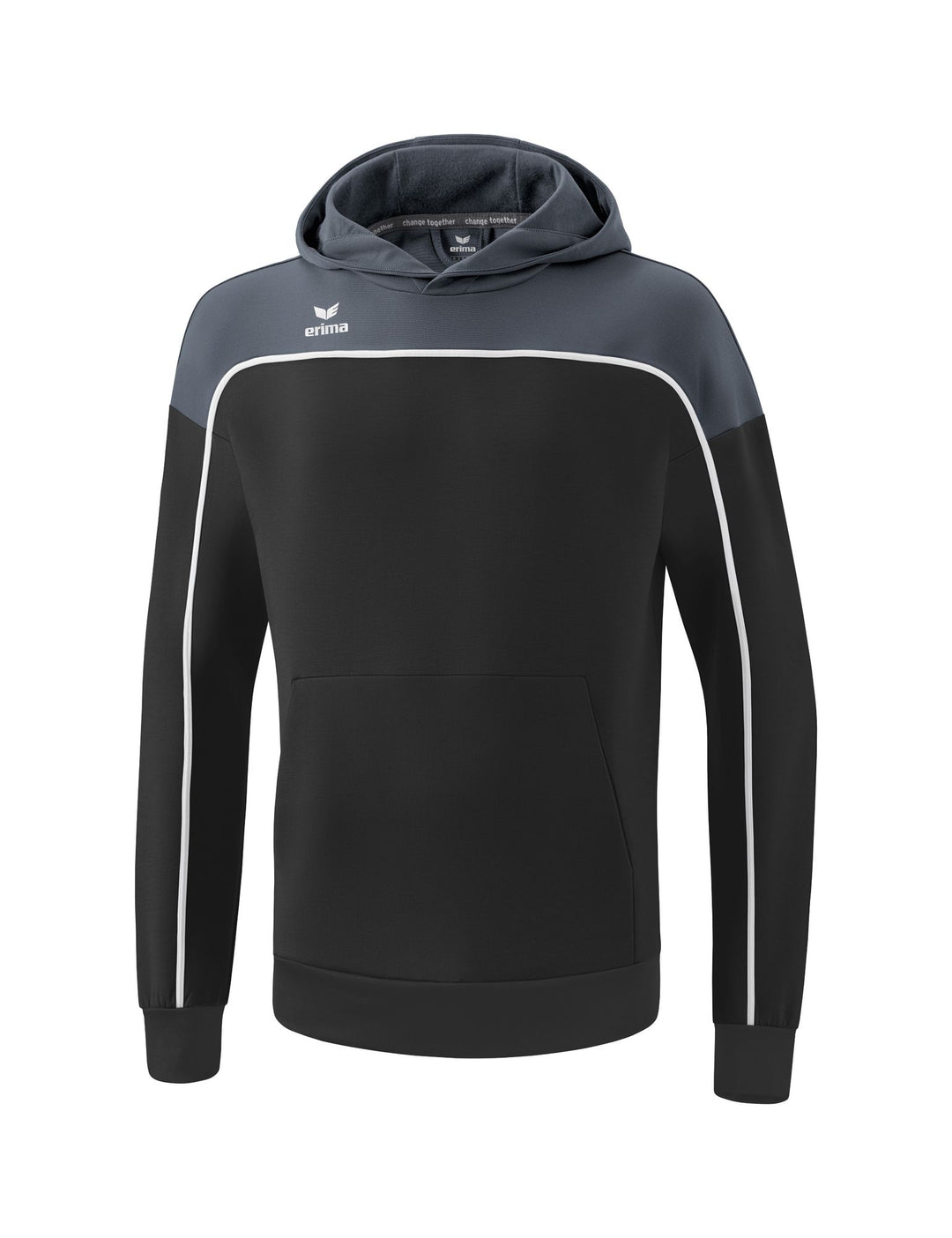 Erima Change Hoody - black grey/slate grey/white