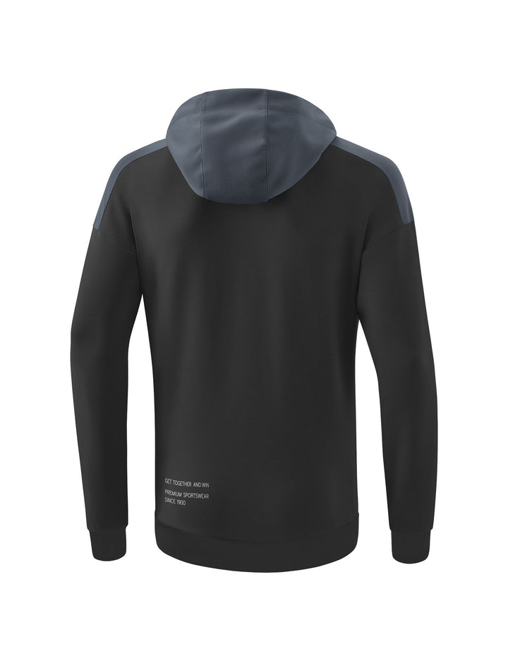 Erima Change Hoody - black grey/slate grey/white