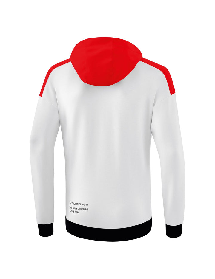 Erima Change Hoody - white/red/black