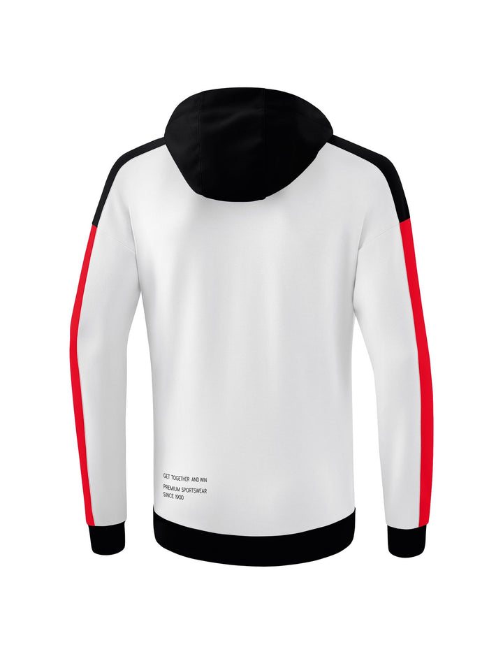 Erima Change Hoody - white/black/red