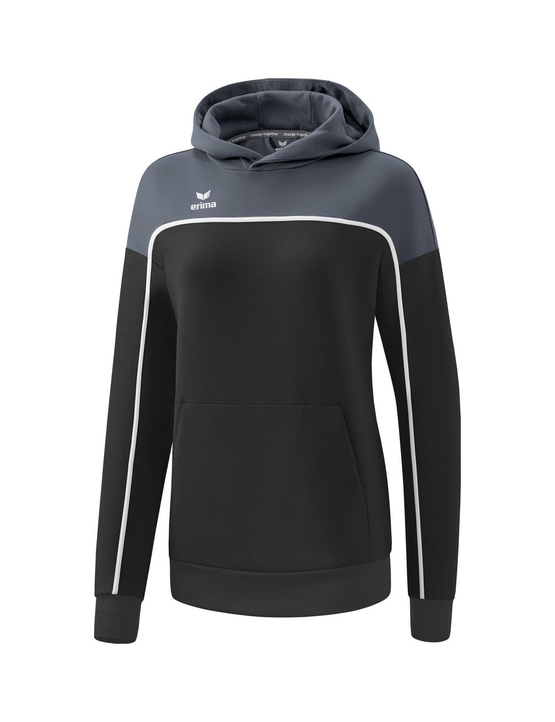 Erima Change Hoody - black grey/slate grey/white