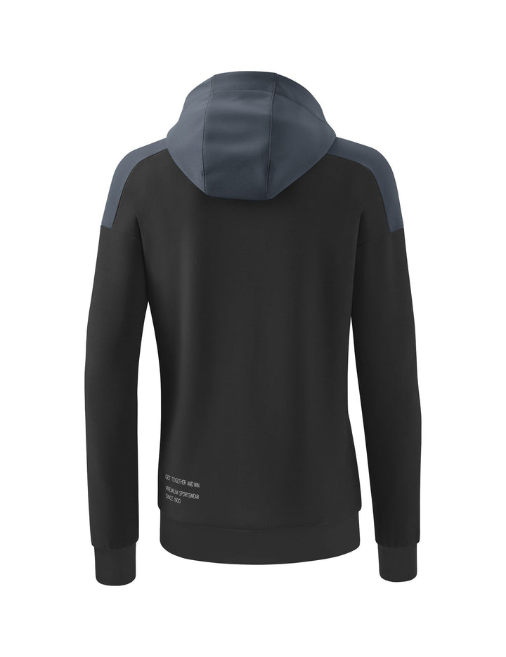 Erima Change Hoody - black grey/slate grey/white