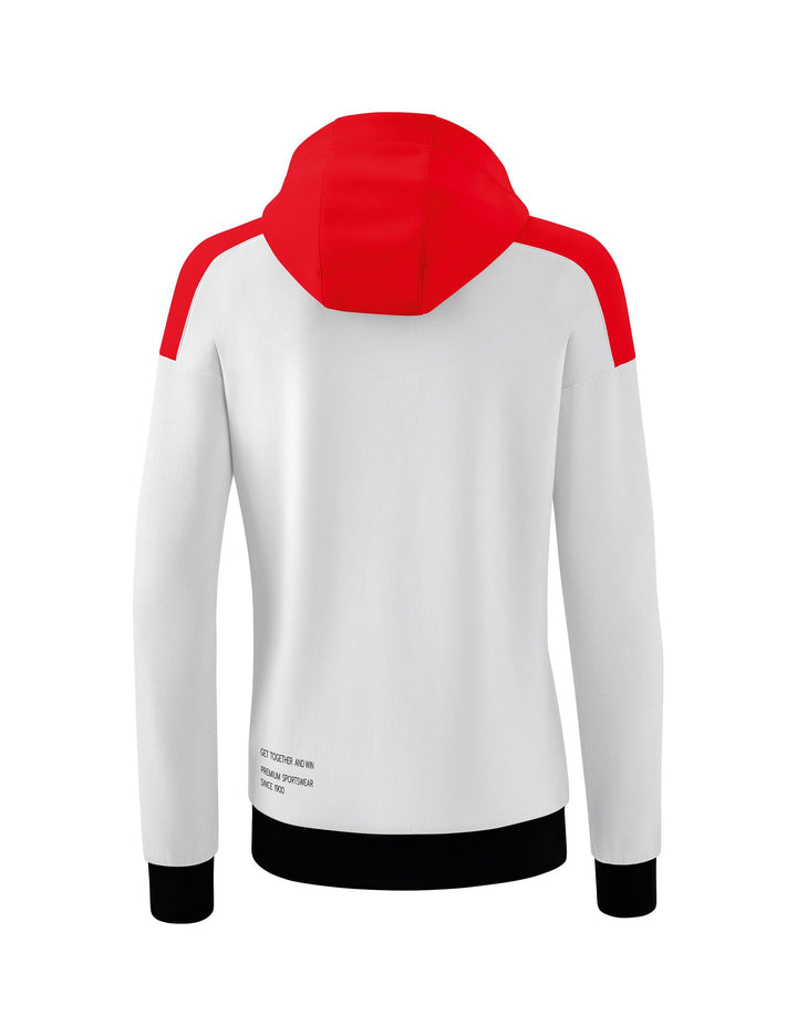 Erima Change Hoody - white/red/black