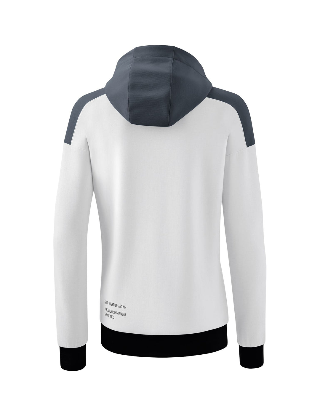 Erima Change Hoody - white/slate grey/black