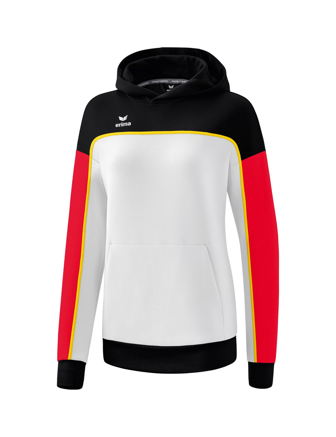 Erima Change Hoody - white/black/red