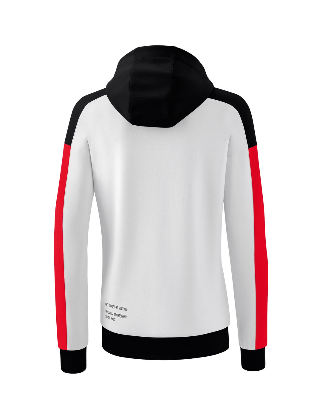 Erima Change Hoody - white/black/red