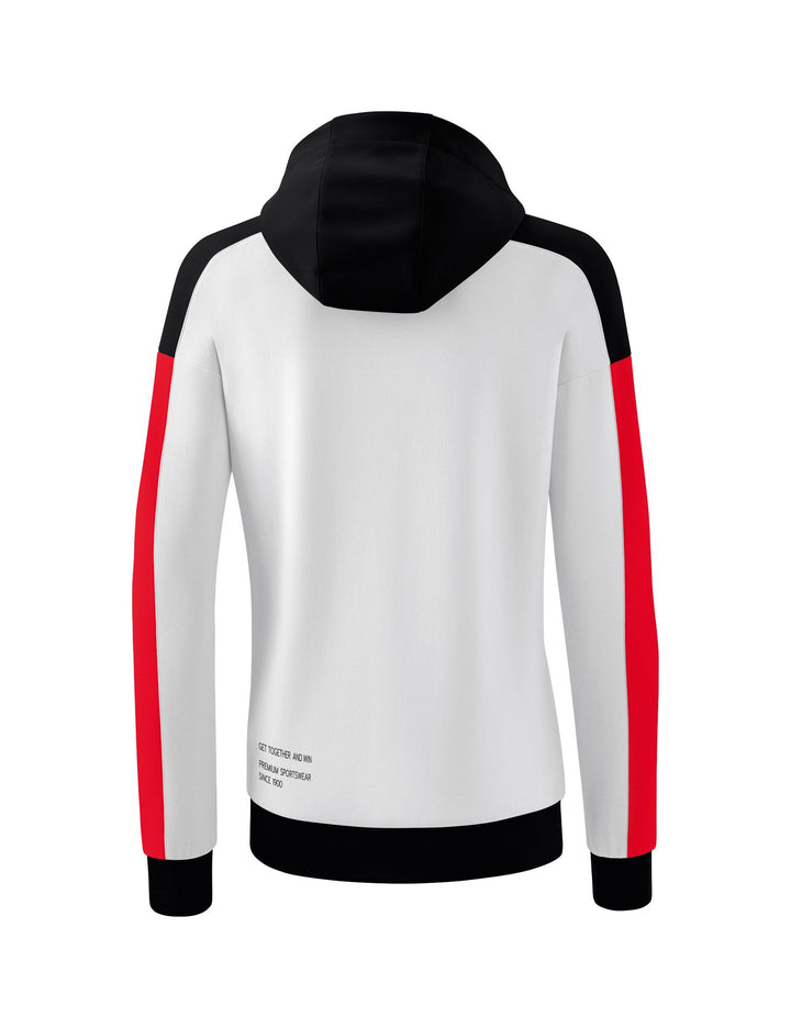 Erima Change Hoody - white/black/red