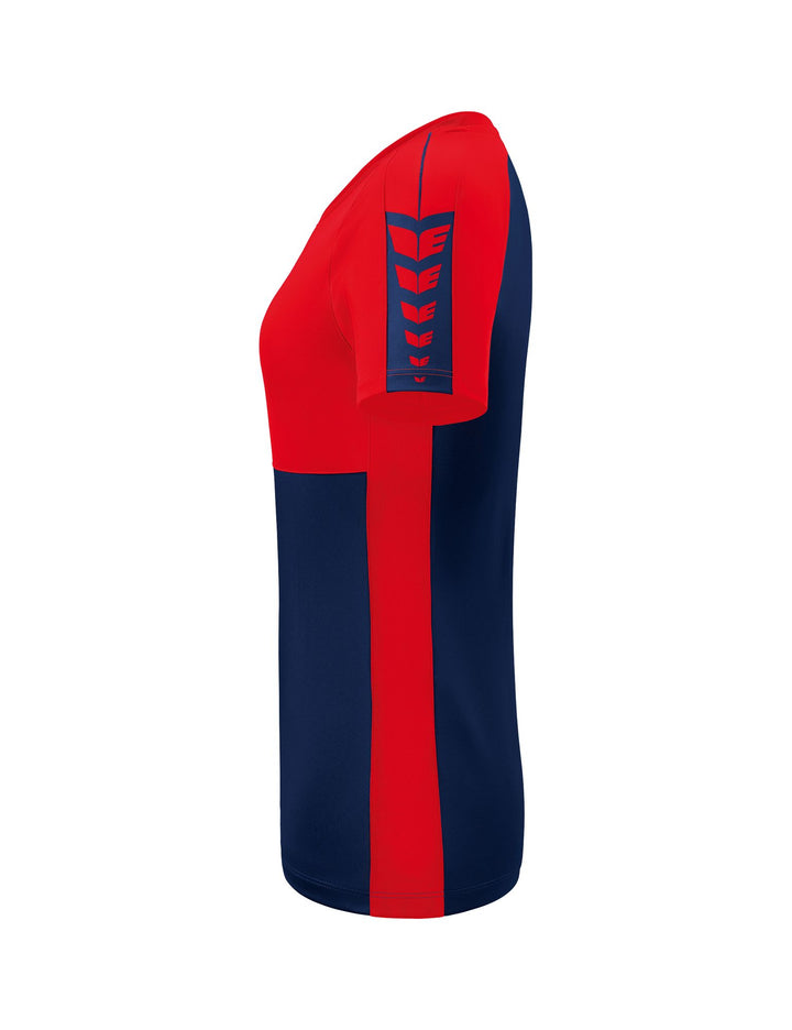 Erima Six Wings T-Shirt Function - new navy/red