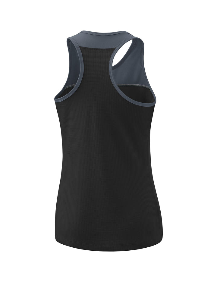 Erima Change Tank Top Function - black grey/slate grey/white