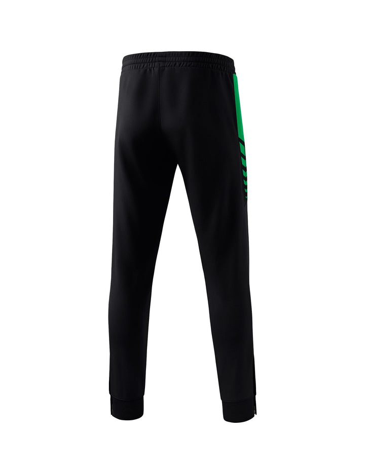 Erima Six Wings Training Pants - black/smaragd