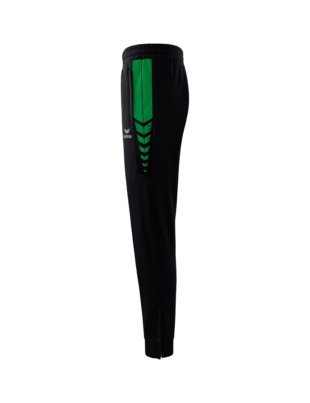 Erima Six Wings Training Pants - black/smaragd