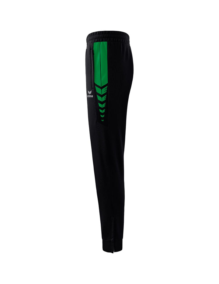Erima Six Wings Training Pants - black/smaragd
