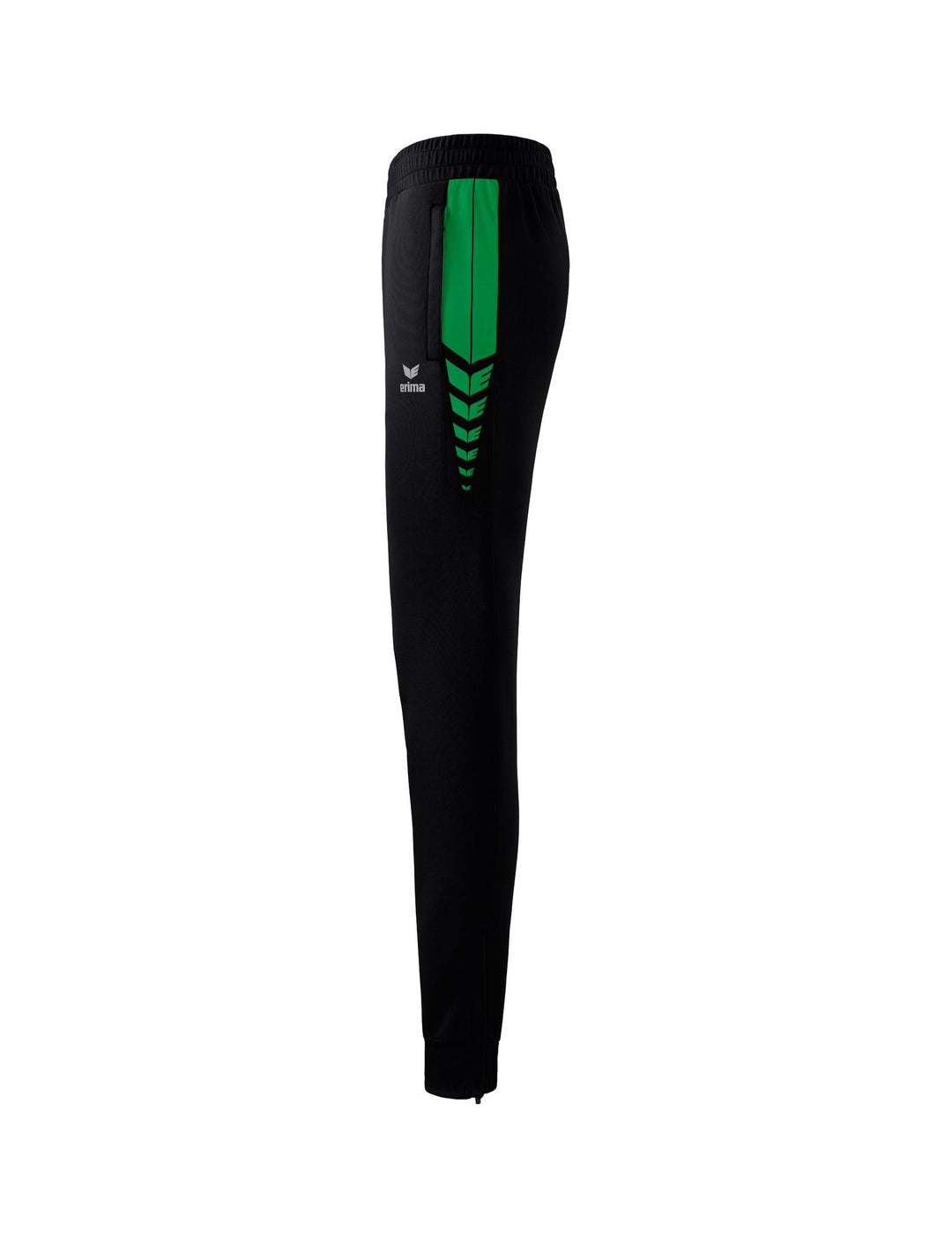 Erima Six Wings Training Pants - black/smaragd