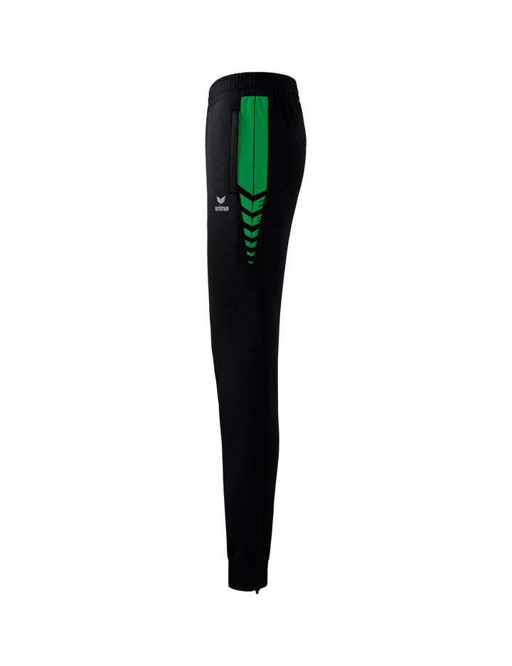 Erima Six Wings Training Pants - black/smaragd