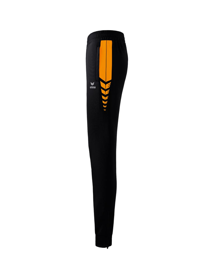 Erima Six Wings Training Pants - black/new orange