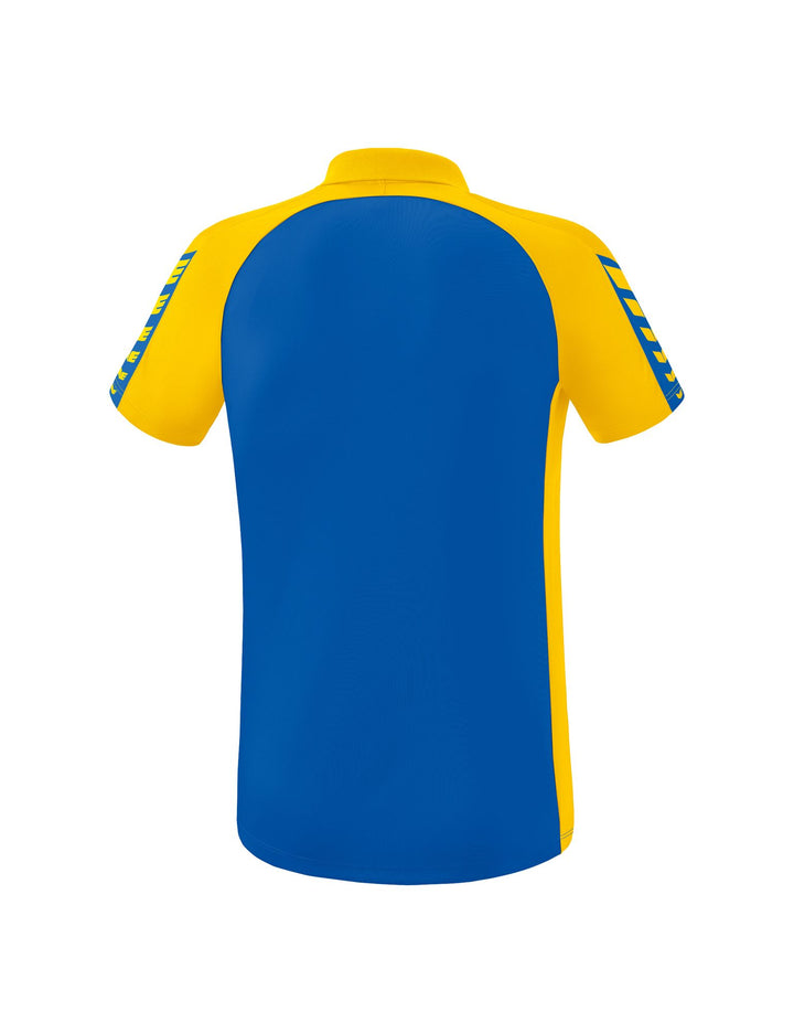 Erima Six Wings Poloshirt Function - new royal/yellow