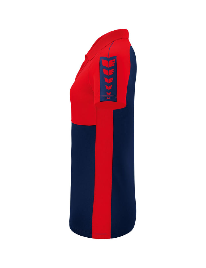 Erima Six Wings Poloshirt Function - new navy/red