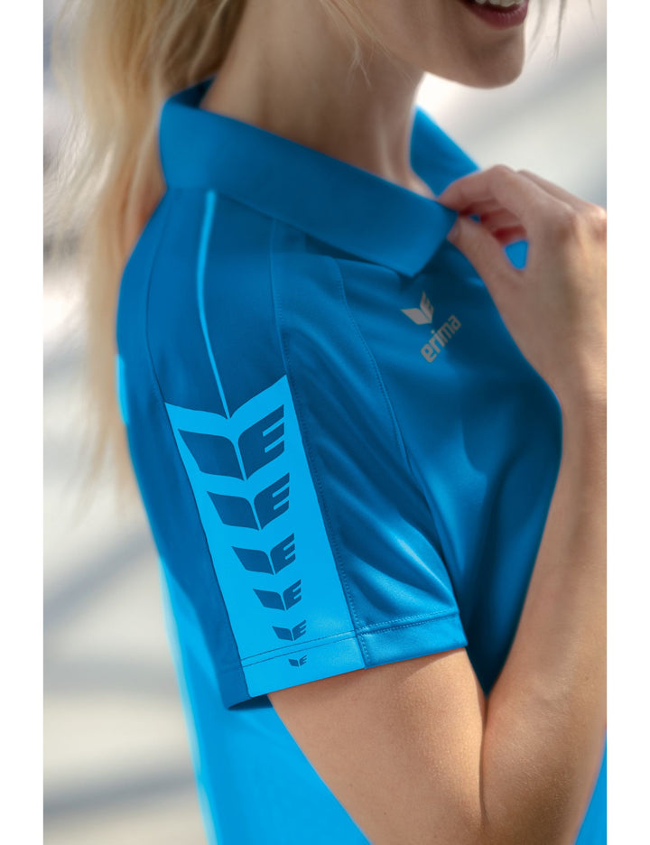 Erima Six Wings Poloshirt Function - curacao/mykonos