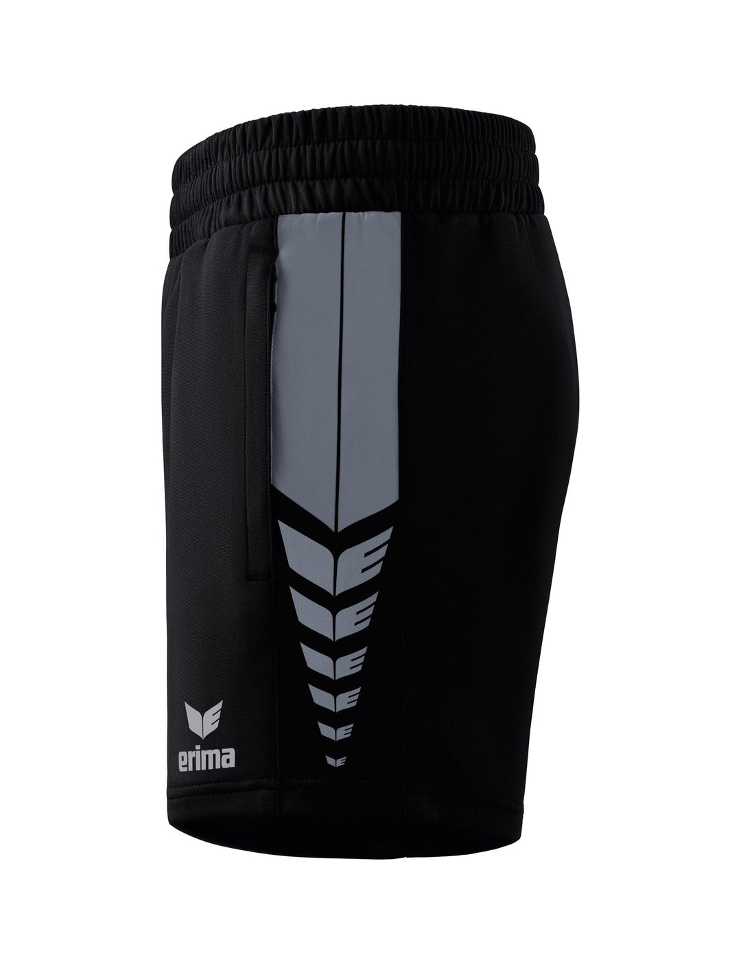 Erima Six Wings Shorts Without Inner Slip - black/slate grey