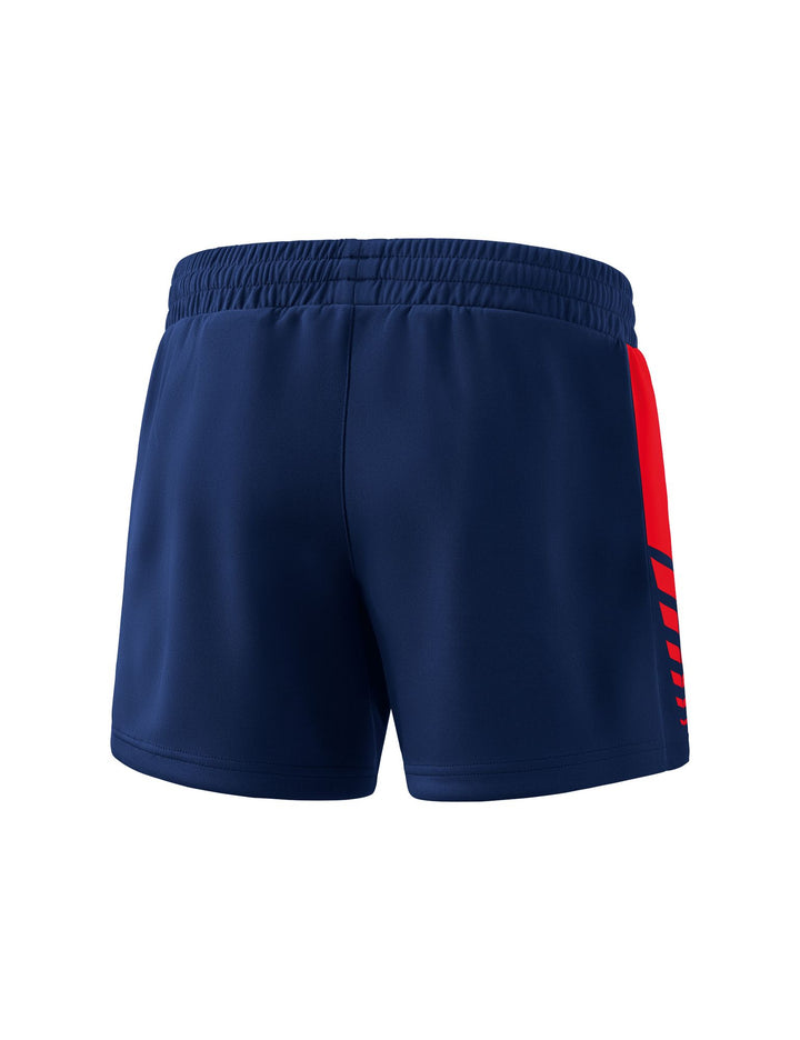 Erima Six Wings Shorts Without Inner Slip - new navy/red