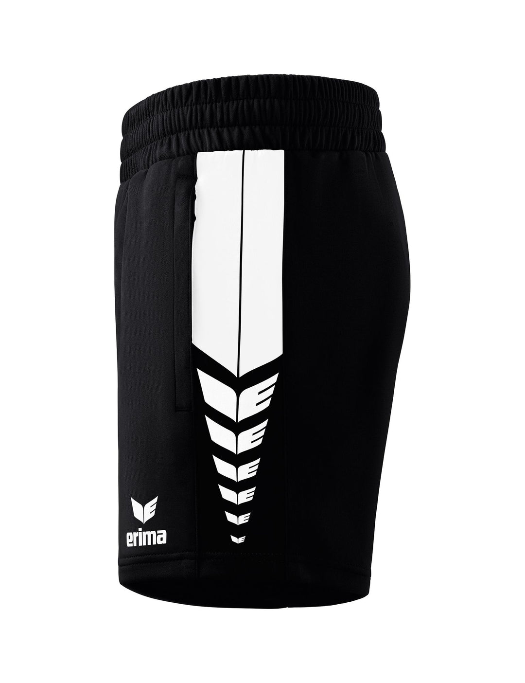Erima Six Wings Shorts Without Inner Slip - black/white