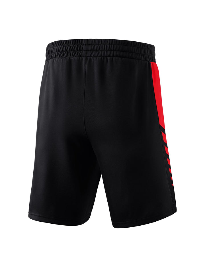 Erima Six Wings Shorts Without Inner Slip - black/red
