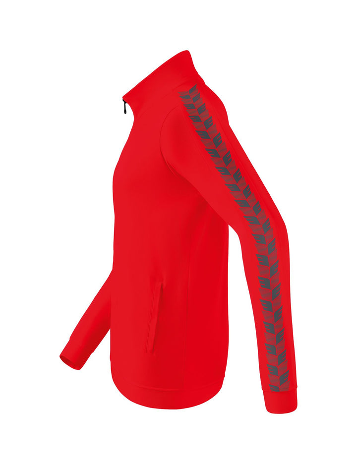 Erima Essential Team Training Jacket - red/slate grey