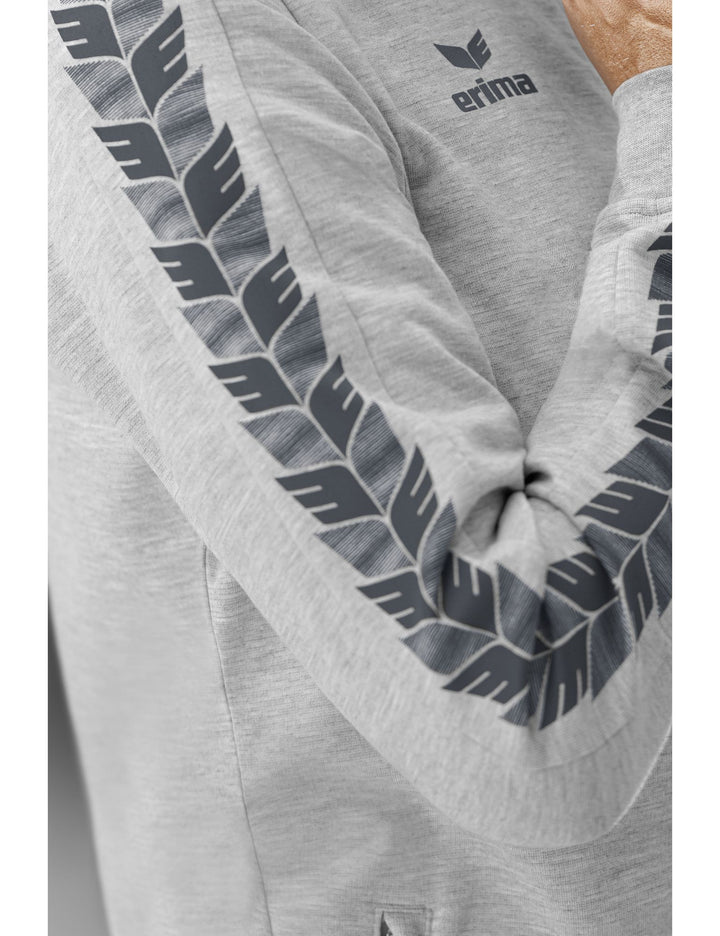 Erima Essential Team Training Jacket - light greymelange/slate grey