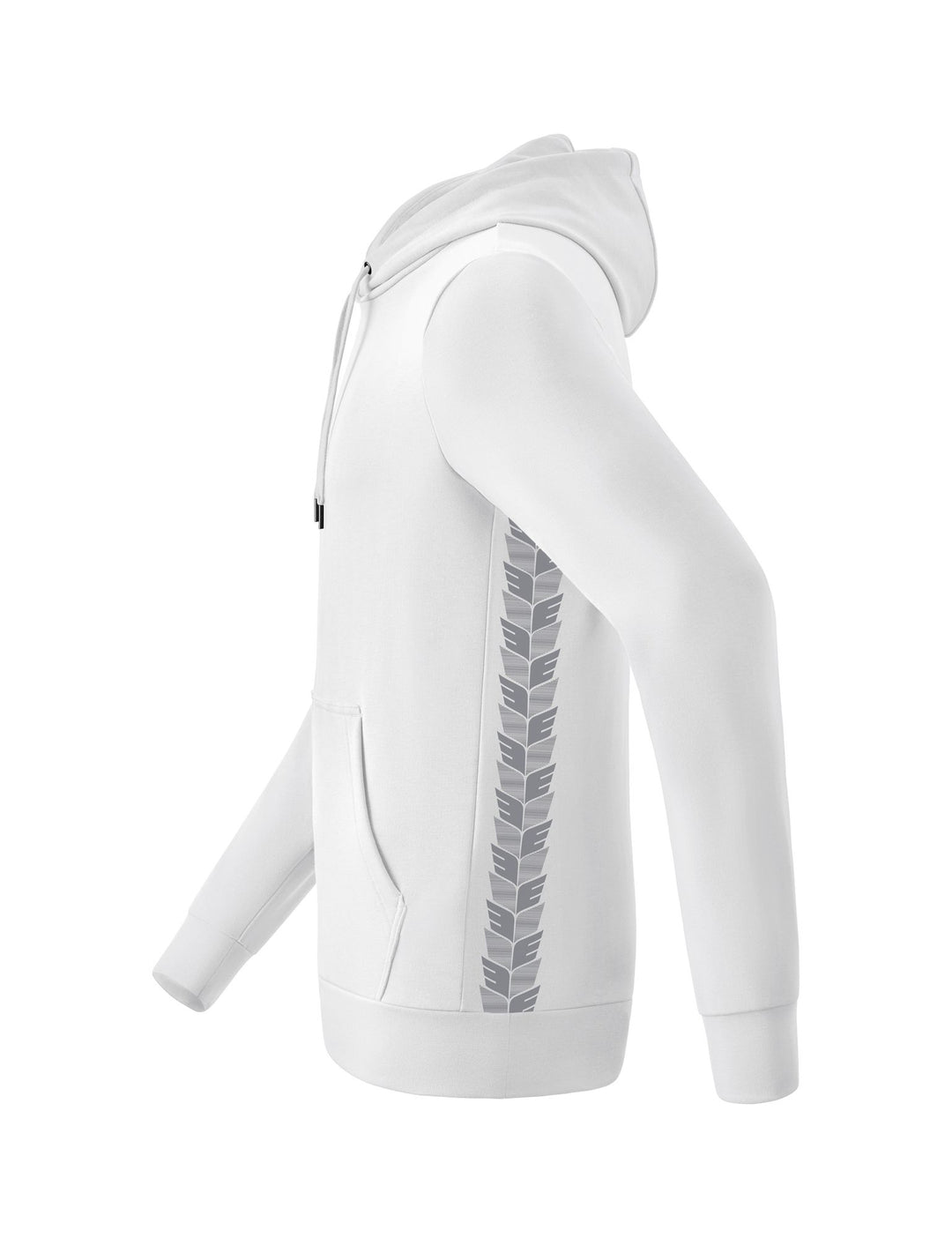 Erima Essential Team Hoody - white/monument grey
