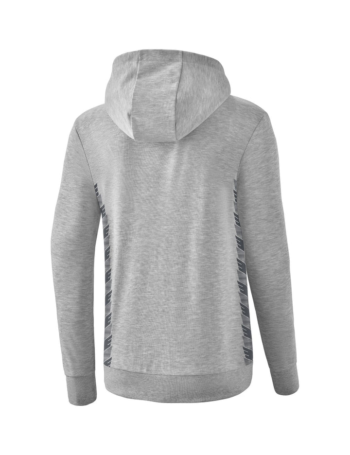 Erima Essential Team Hoody - light greymelange/slate grey