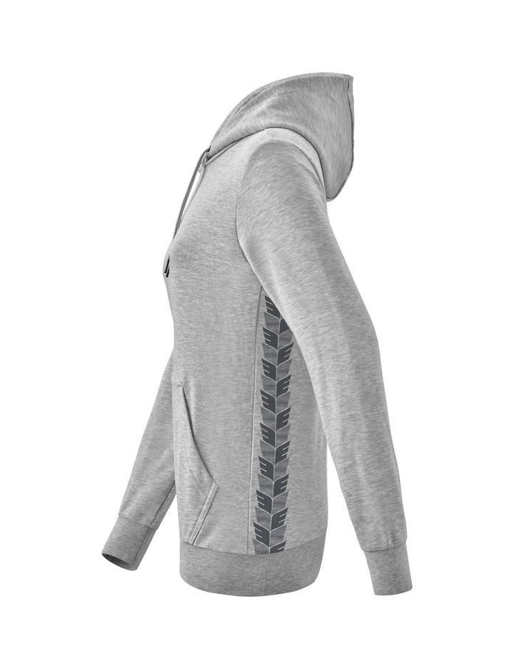 Erima Essential Team Hoody - light greymelange/slate grey