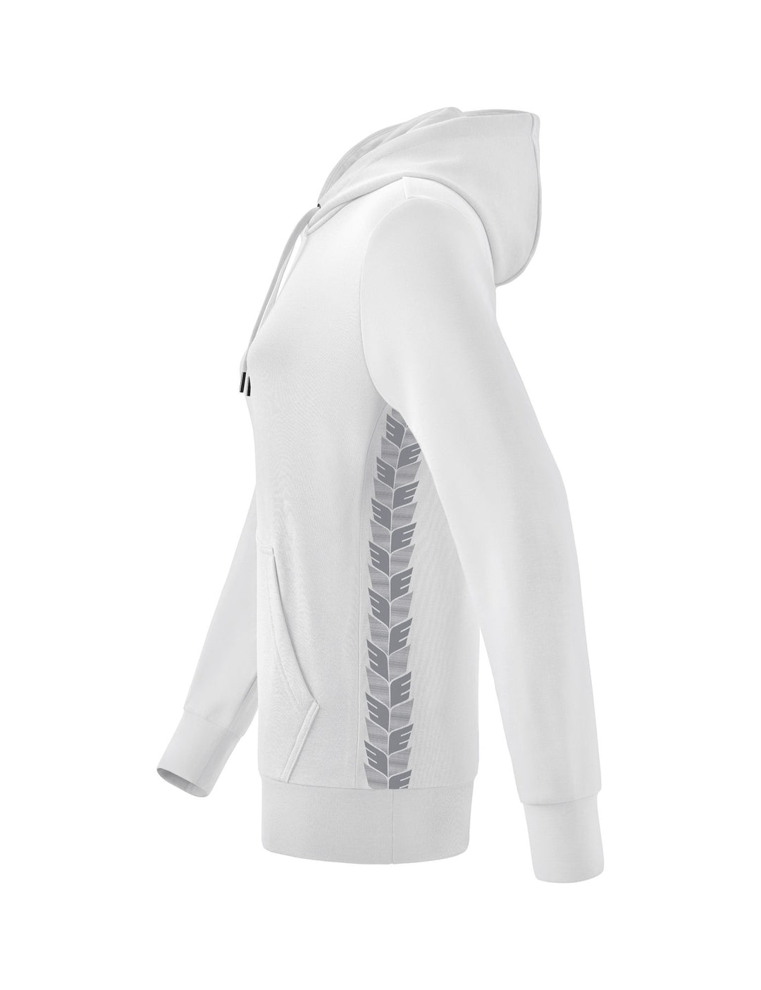 Erima Essential Team Hoody - white/monument grey