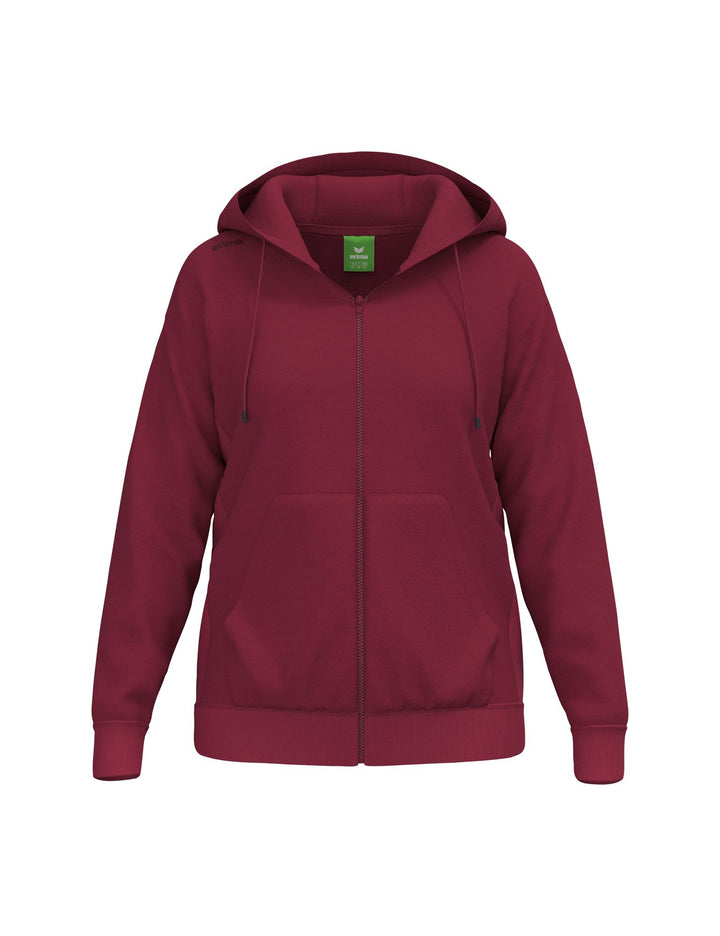 Erima Ts Hoody Jacket - new bordeaux