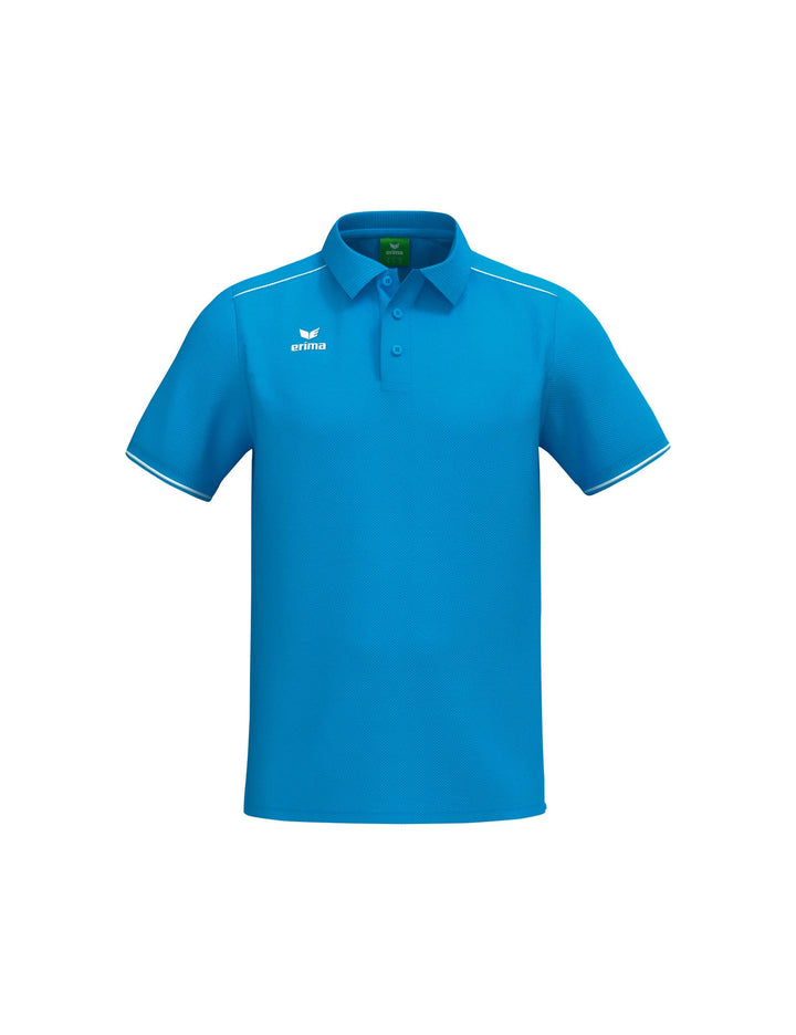 Erima Cmpt Poloshirt - curacao/white