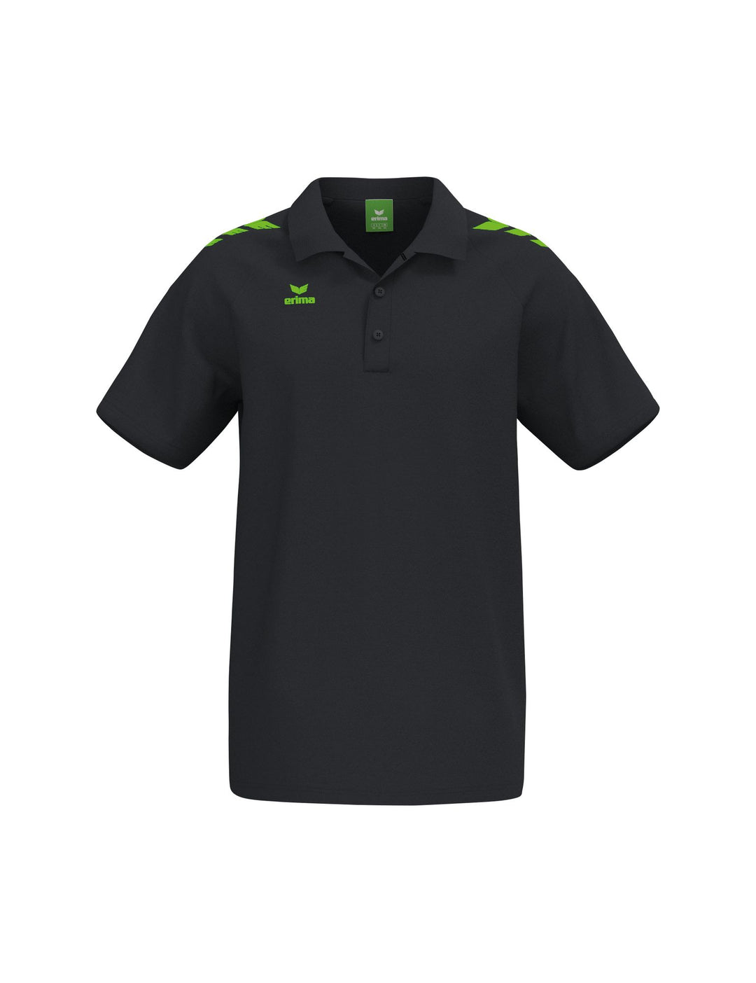 Erima Cmpt 3 Wings Poloshirt - black/green gecko