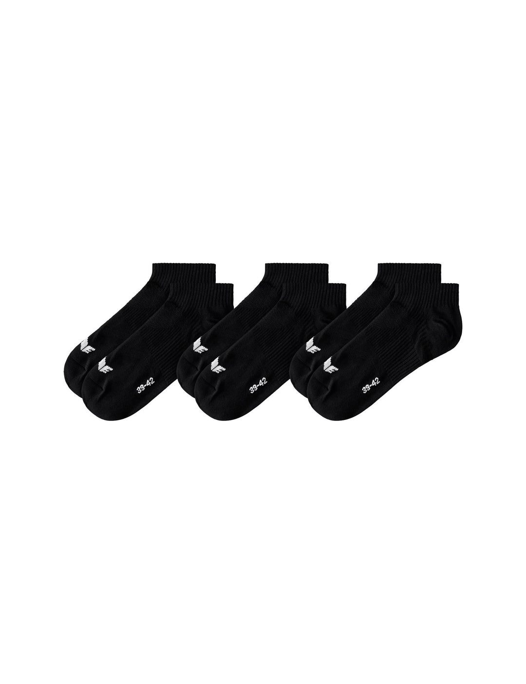 Erima 3Er Pack Socks Short - black