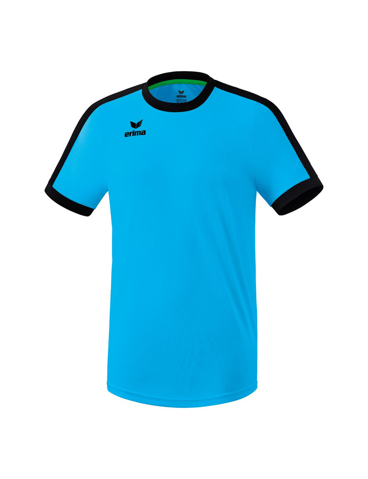 Erima Retro Star Jersey Shortsleeve - curacao/black